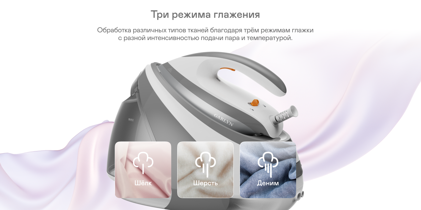 9171655 Парогенератор Garlyn GST-08 белый STDN-0099953 - Вид №10