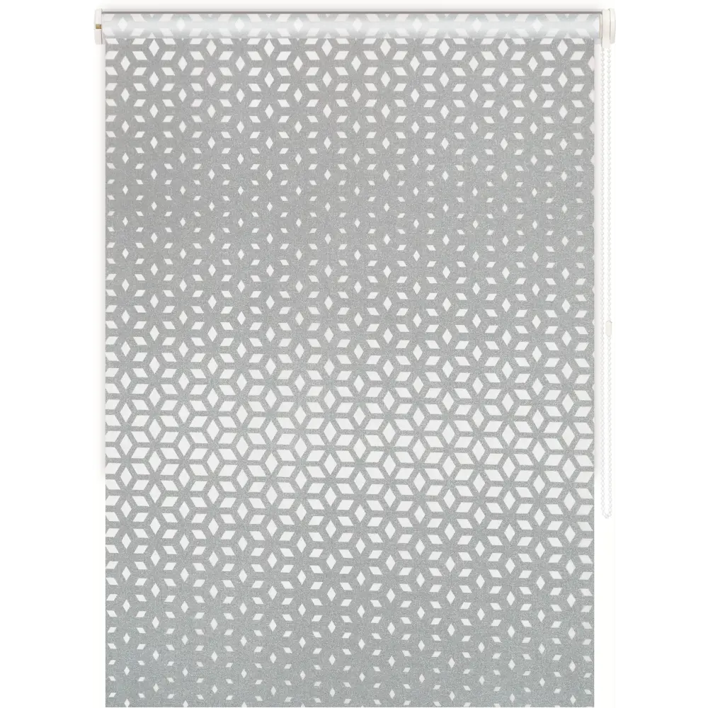 Штора рулонная Мозаика 60x160 см серая MIAMOZA STLM-2191302