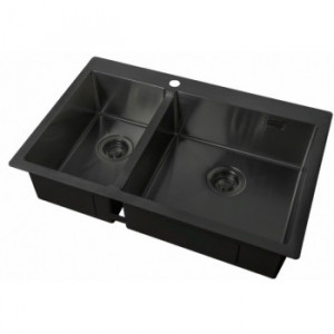 Zorg ZL R-780-2-510 R Grafit Мойка кухонная прямоугольная Zorg
