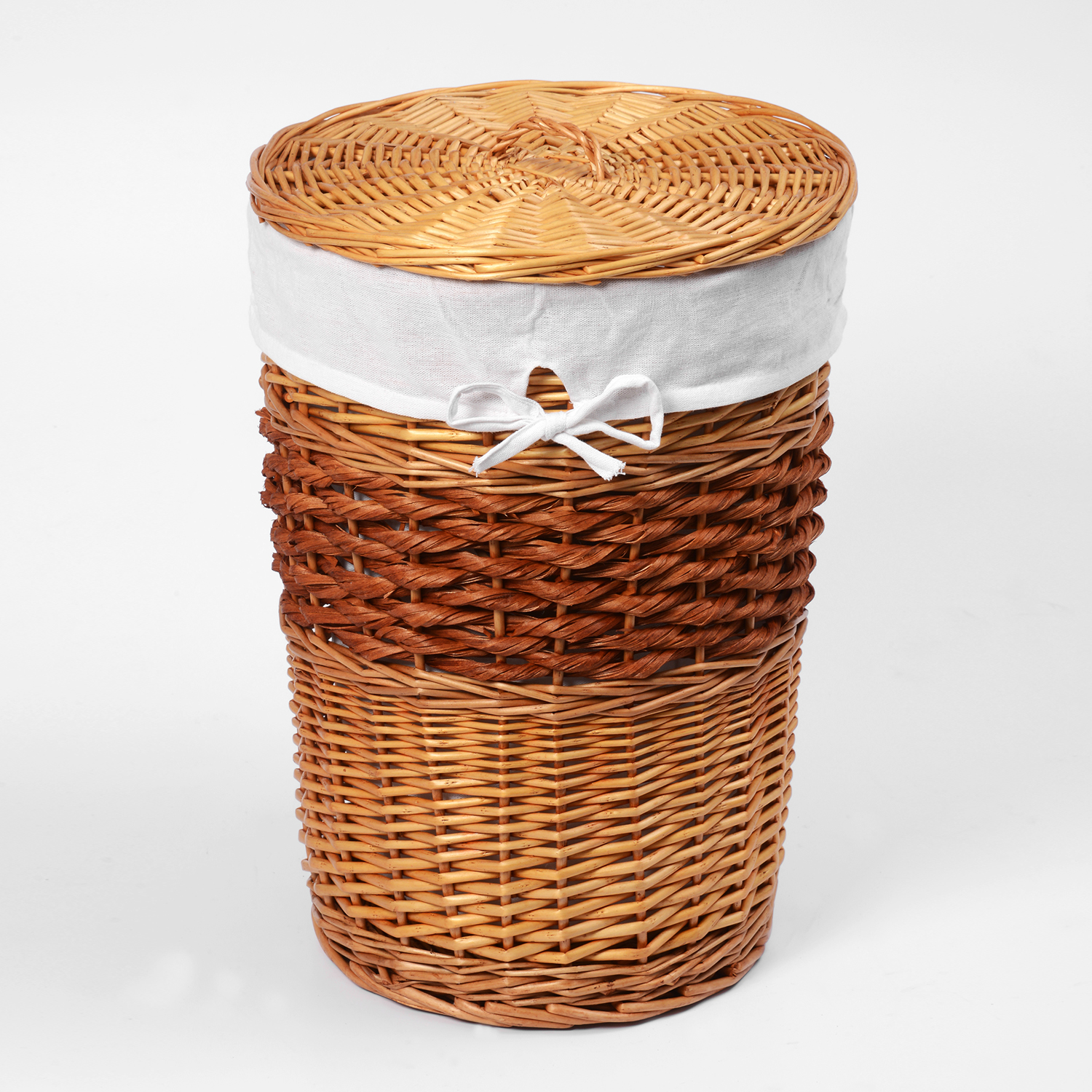 WB-410-L Main Плетеная корзина для белья с крышкой WasserKRAFT 