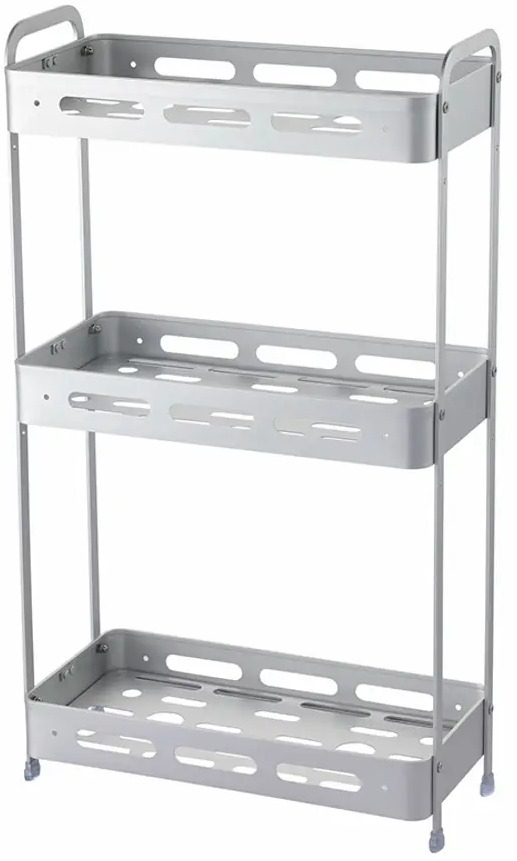 91594431 Полка для ванной комнаты zenfort 101206 алюминий 15.5x33 см цвет серый, серебристый STLM-0970649