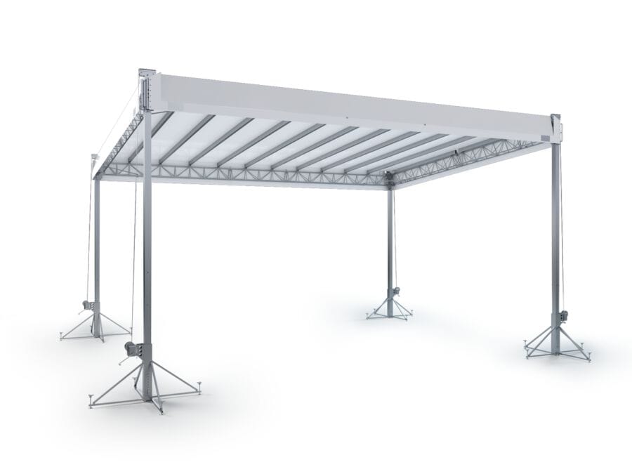 Стальная кровля с алюминиевыми фермами SELVOLINA SPRINT ARCH-00098885