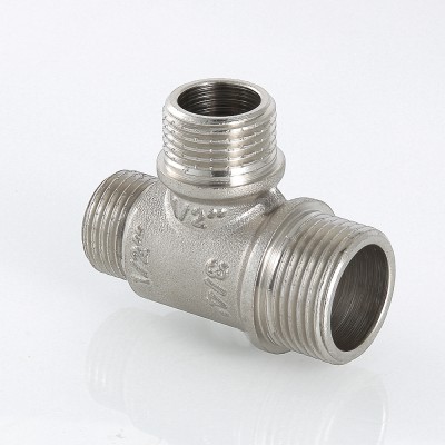 VTr.131.RN.050404 Фитинг резьбовой – тройник переходной c наружной резьбой Valtec 3/4" х 1/2" х 1/2"  - Вид №5