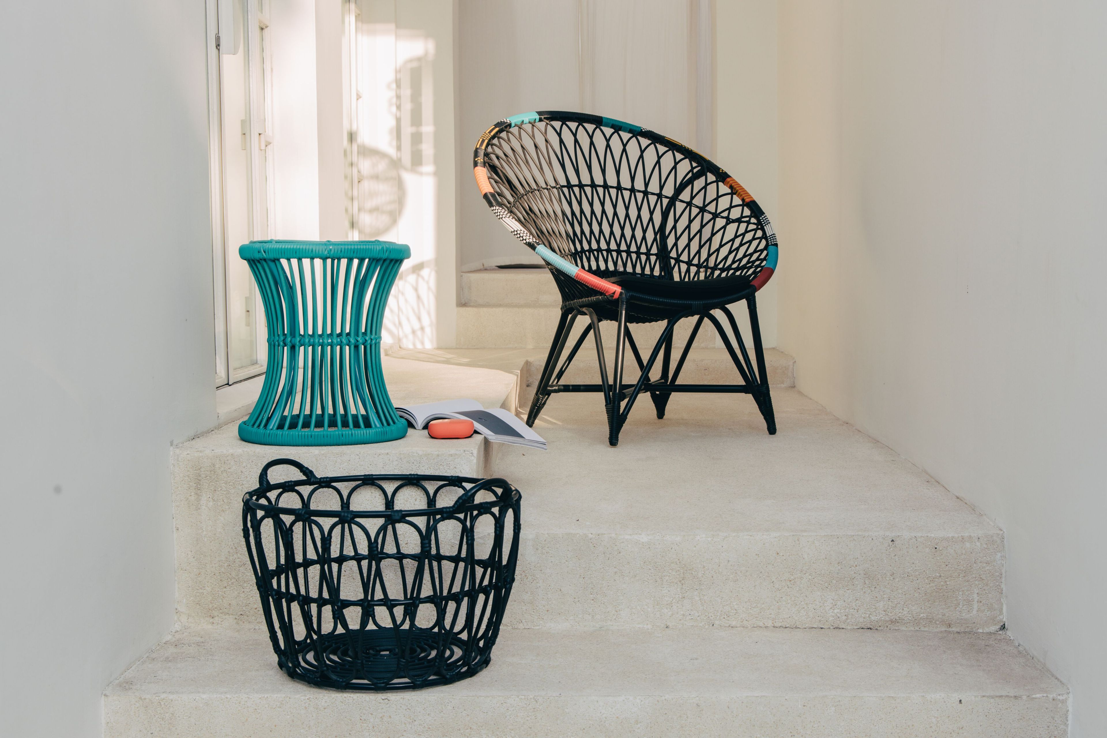 Круглый журнальный столик из синтетического волокна cbdesign Bizarre ARCH-00076312 - Вид №5