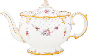 62562 Royal Crown Derby Чайник Royal Crown Derby "Роял Антуанетта" 1,3л Фарфор костяной