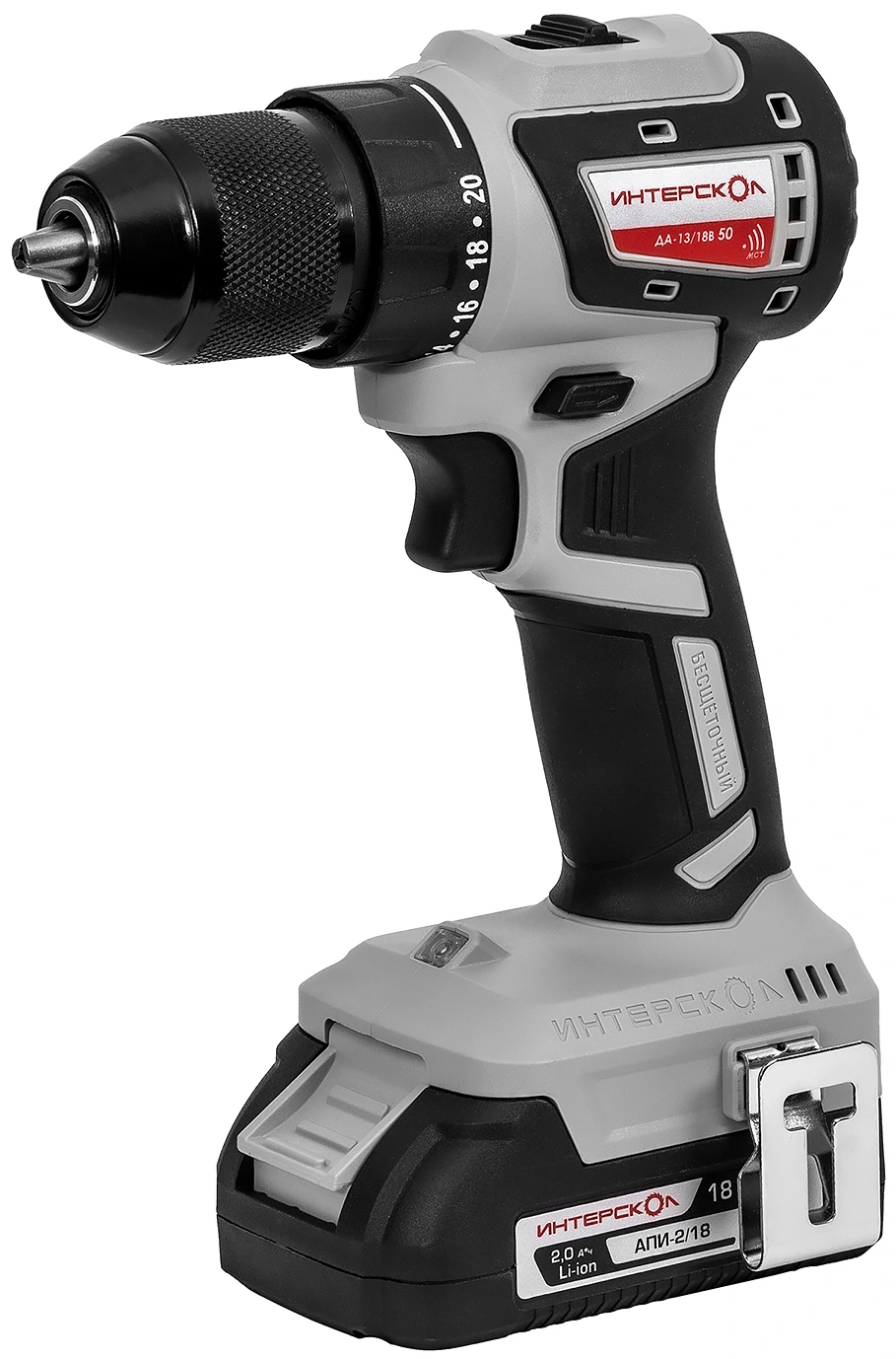 Дрель-шуруповерт Интерскол ДАУ-13/18В 50 18V 5466534 STDN-0081673 - Вид №1