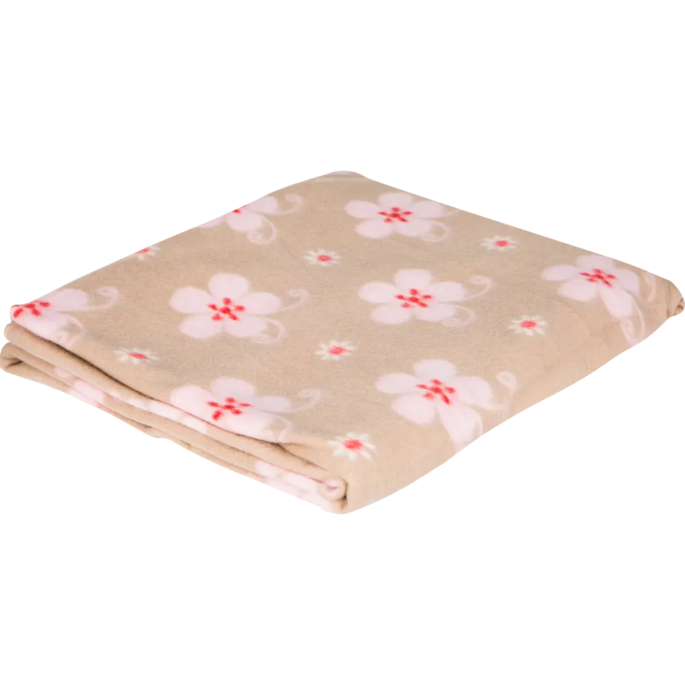 Плед «Romantic», 130х170 см, флис, цвет коричневый BELEZZA STLM-2156706