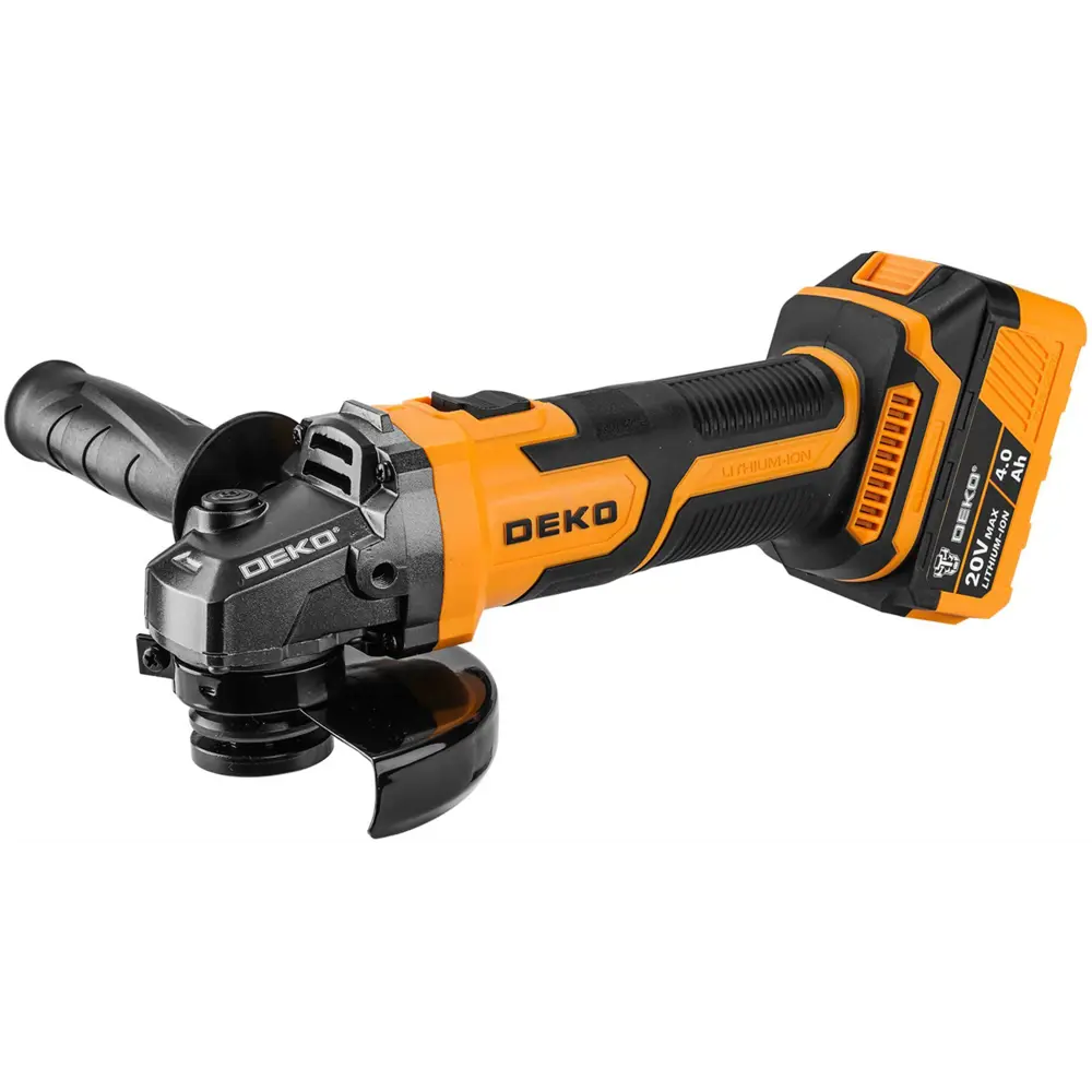 УШМ аккумуляторная Deko DKAG20-125, 20 В Li-ion 2x4 Ач, 125 мм 88877200 STLM-2171704 