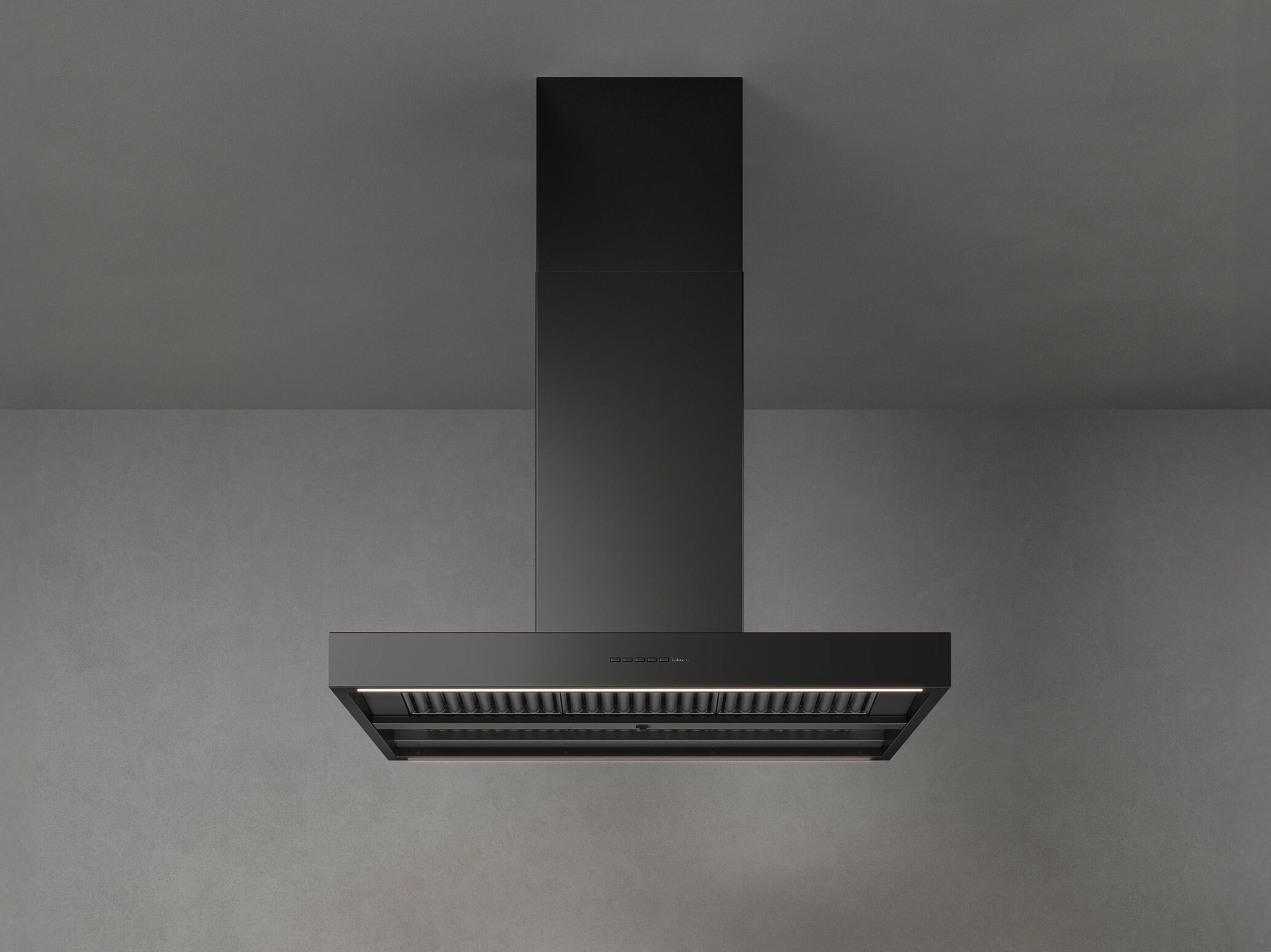 Островная вытяжка из нержавеющей стали со встроенным освещением Falmec дизайн ARCH-00137663 - Вид №1