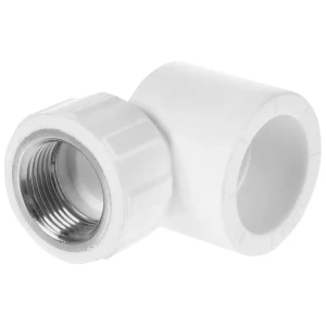 Комбинированный угол 90° ПОЛИТЭК для соединения пластиковых и металлических труб 13564892