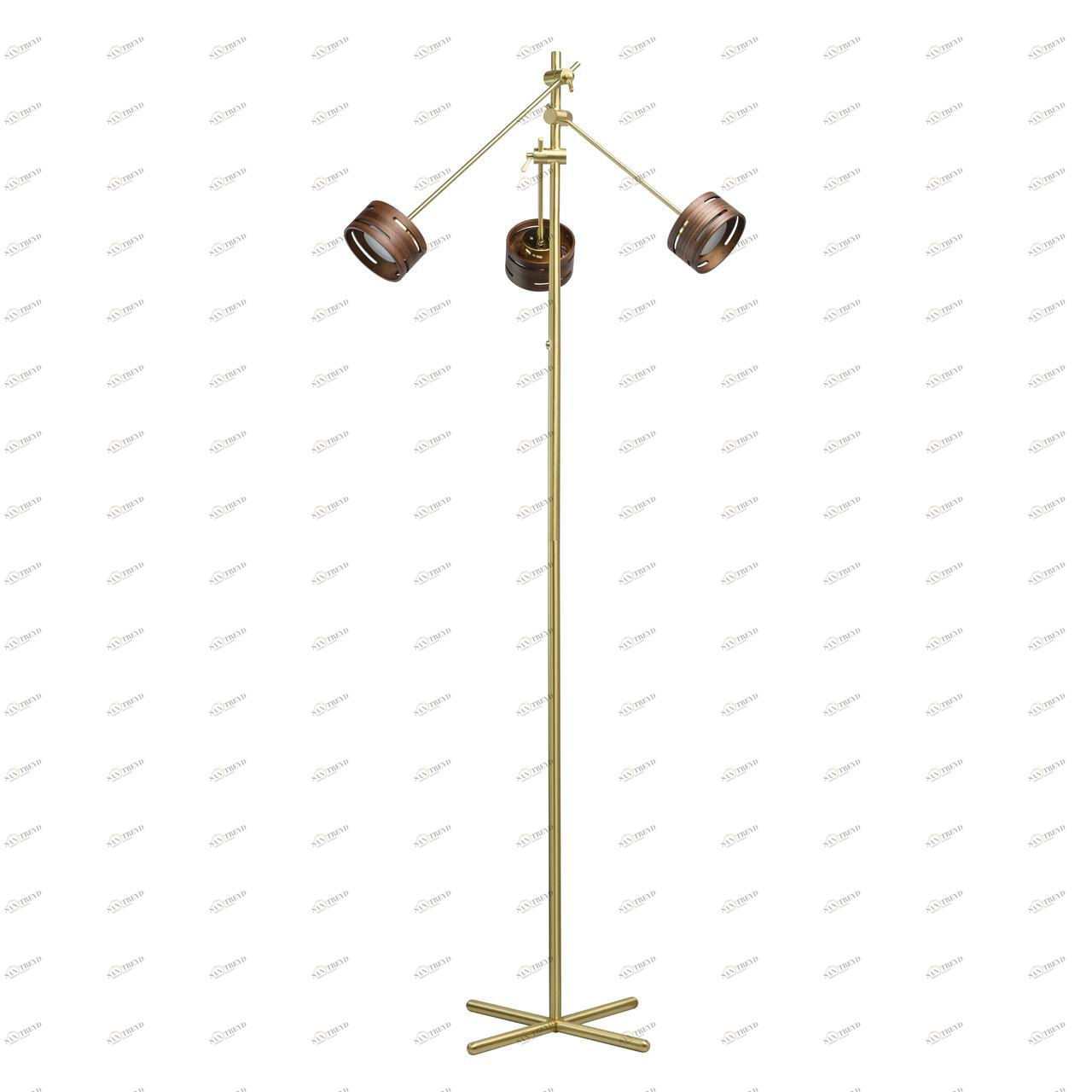 Торшер De Markt Чил-аут 725040803 DE MARKT  219542 Бронза;золото 