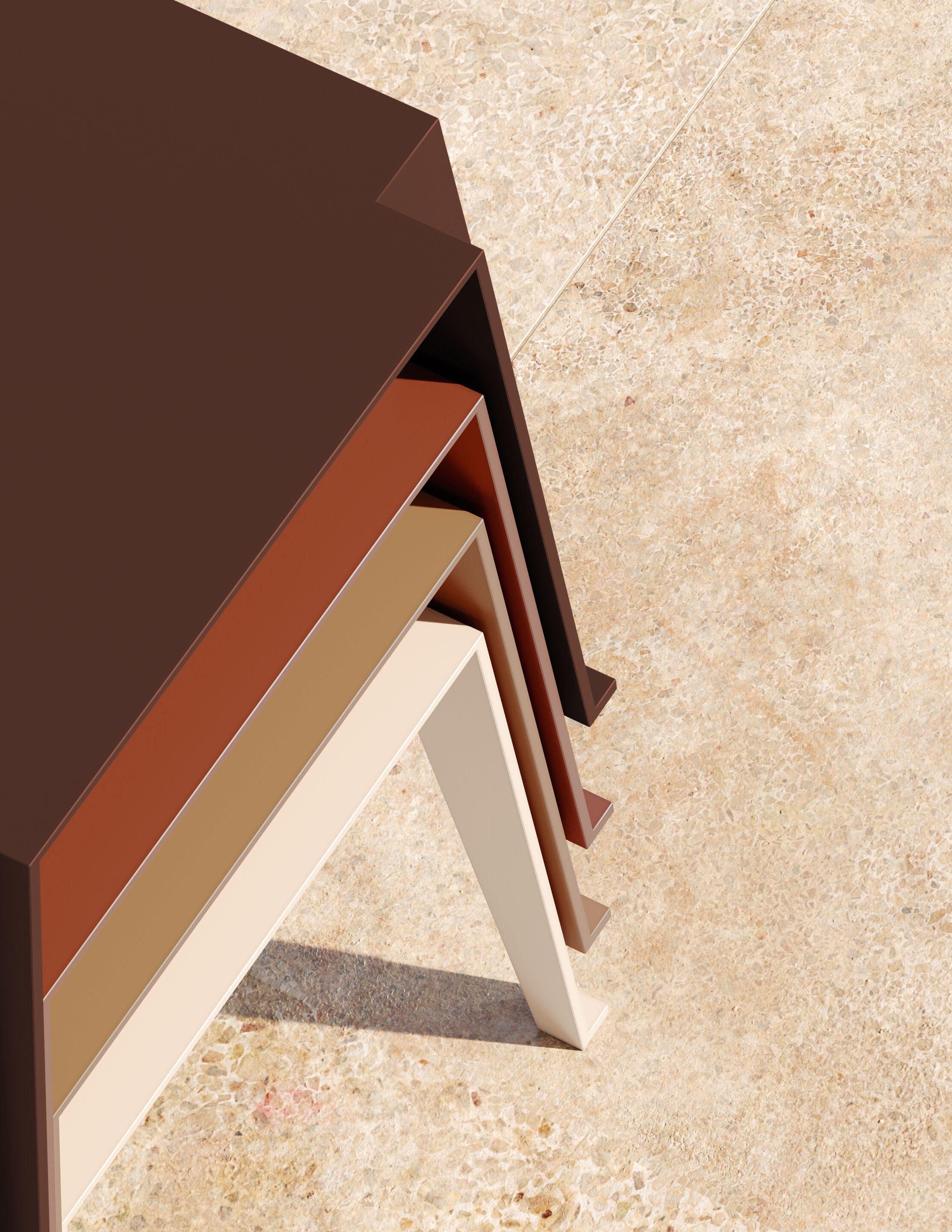 Алюминиевый штабелируемый квадратный стол Walters Avant ARCH-00144228 - Вид №6