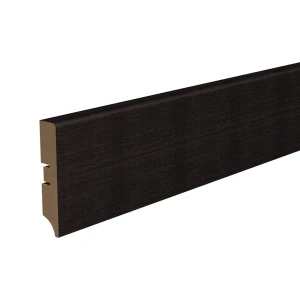 Плинтус напольный МДФ «Венге» прямой высота 80 мм длина 2.05 м