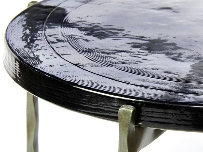 Круглый стеклянный журнальный столик LAMBERT BATURA ARCH-00147156 - Вид №4