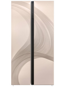 9172550 Холодильник Side by Side   LEX LSB530GLID wind бежевый