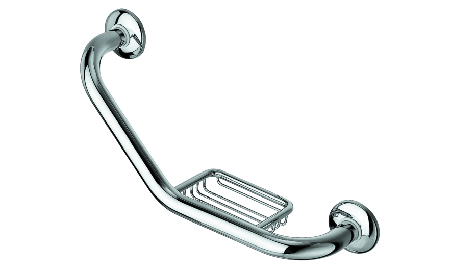 04104/S Поручень для ванны с мыльницей. Bongio Royale80 