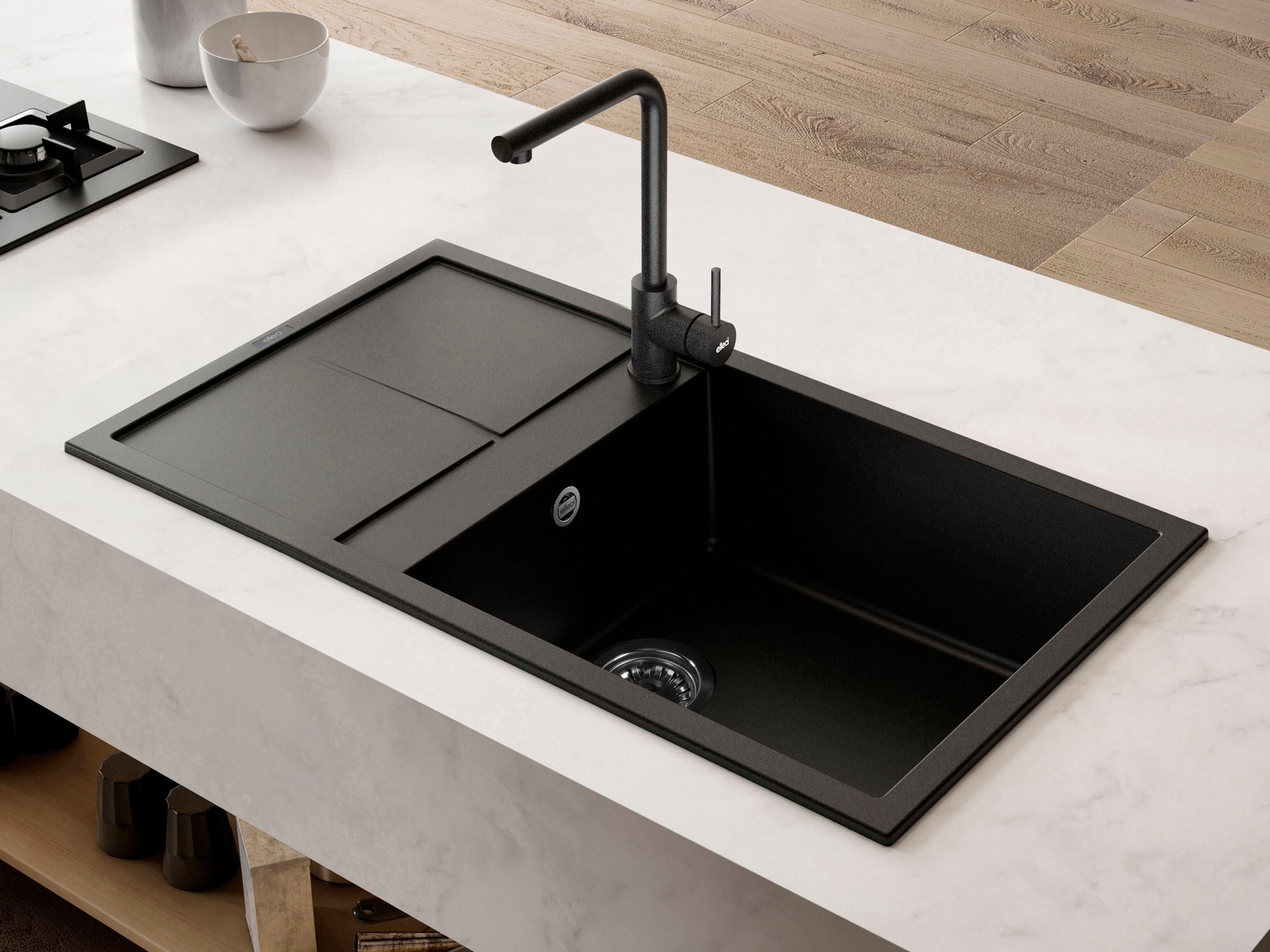 Раковина с одной чашей с капельницей Elleci Elleci Kitchen ARCH-00002033 - Вид №1