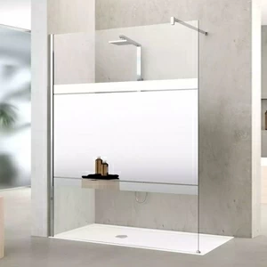 Novellini. Душевой уголок 90x90 см H MIRROR с хромированным профилем KUADRA