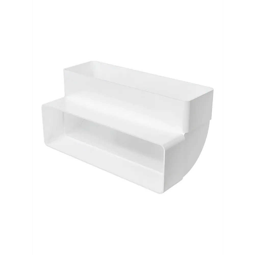 Колено вертикальное Fonet 60x204 мм 90 градусов пластик STLM-2035668 - Вид №1