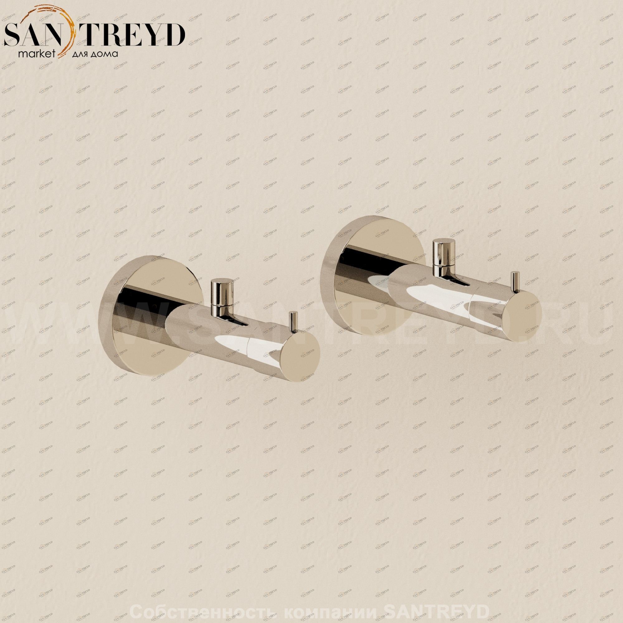 Flaminia RICAMBI Двухсекционный набор подвода воды хромированный RF026.CR Ceramica Flaminia RF026CR