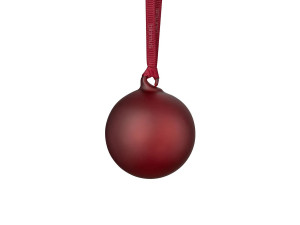 Рождественский кулон из выдувного стекла