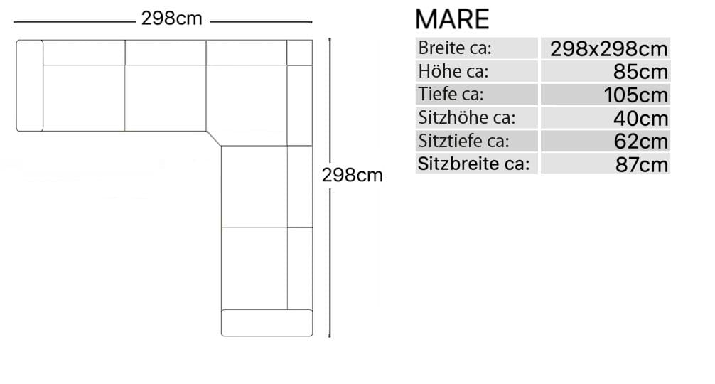Кожаный угловой диван Sofanella море ARCH-00134396 - Вид №4