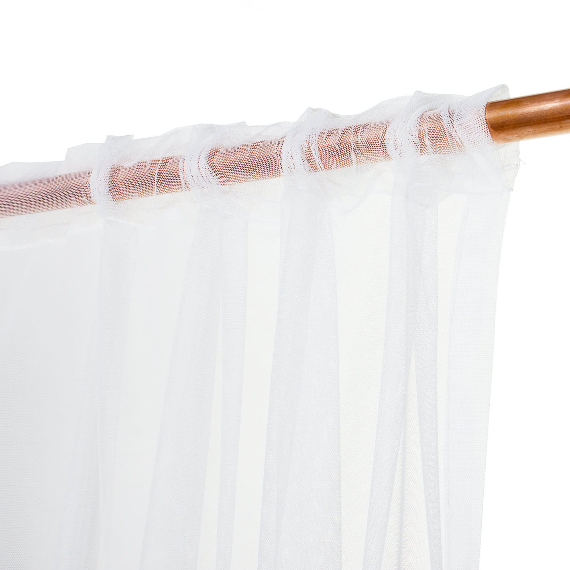 18205733 Тюль на ленте «Майя» 250х260 см цвет бежевый Santreyd  - Вид №2