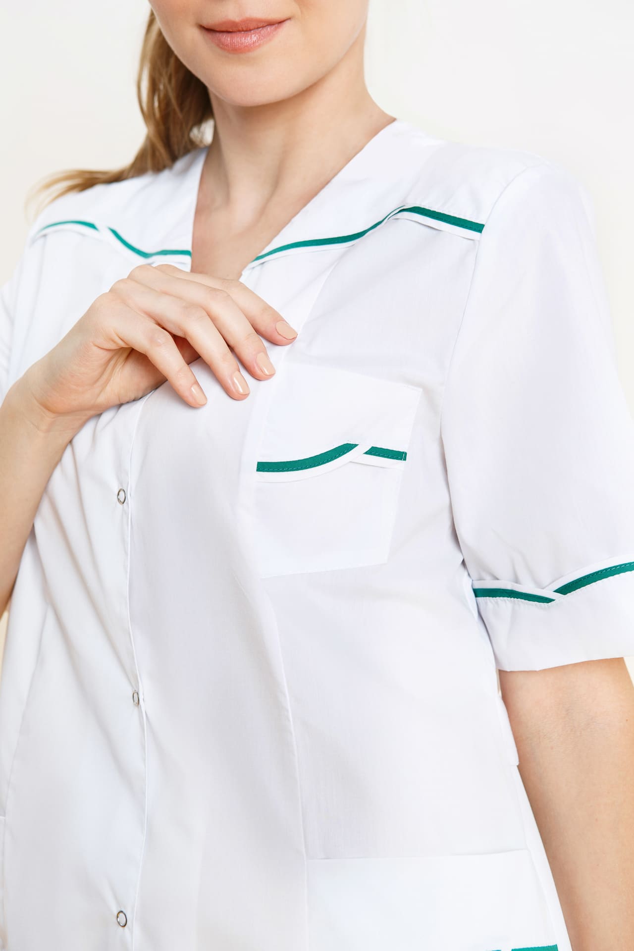 64757 Халат "Силуэт" женский  Медицинская одежда  размер 60/170-176 Спецодежда  - Вид №6