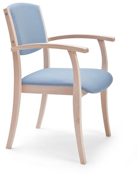 PIAVAL Штабелируемый тканевый стул с подлокотниками Polka | health & care 30-15/1 - Вид №1