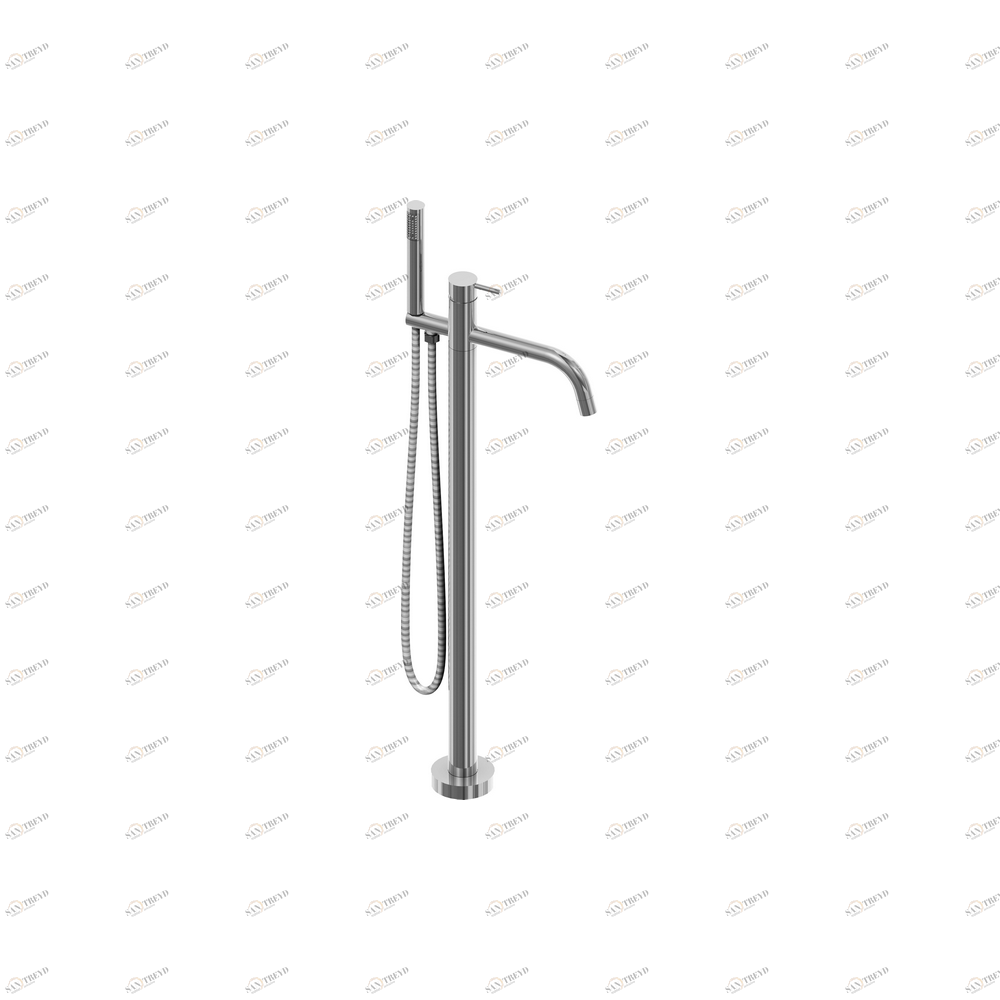 Смеситель для ванны напольный с душем Cisal XI004204