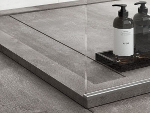 Прямоугольный поддон для душа из керамогранита