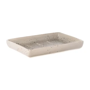 Мыльница Moroshka Naturel керамика цвет бежевый