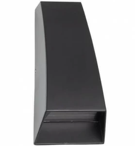 Уличный настенный светильник светодиодный 17х4,8х8,3 см черный Horoz 076-007-0004 HOROZ 076-007 00-3895724 Черный