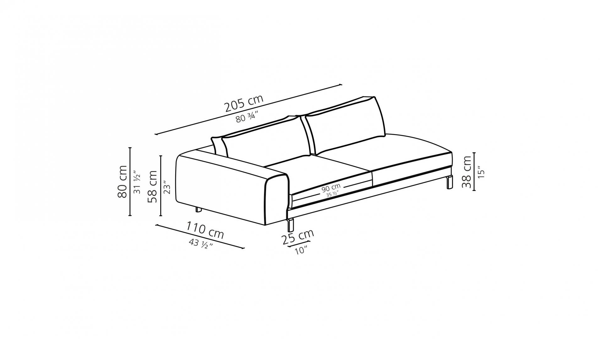 3-местный съемный тканевый диван Casamilano HAMPTON/FBC ARCH-00063012 - Вид №4