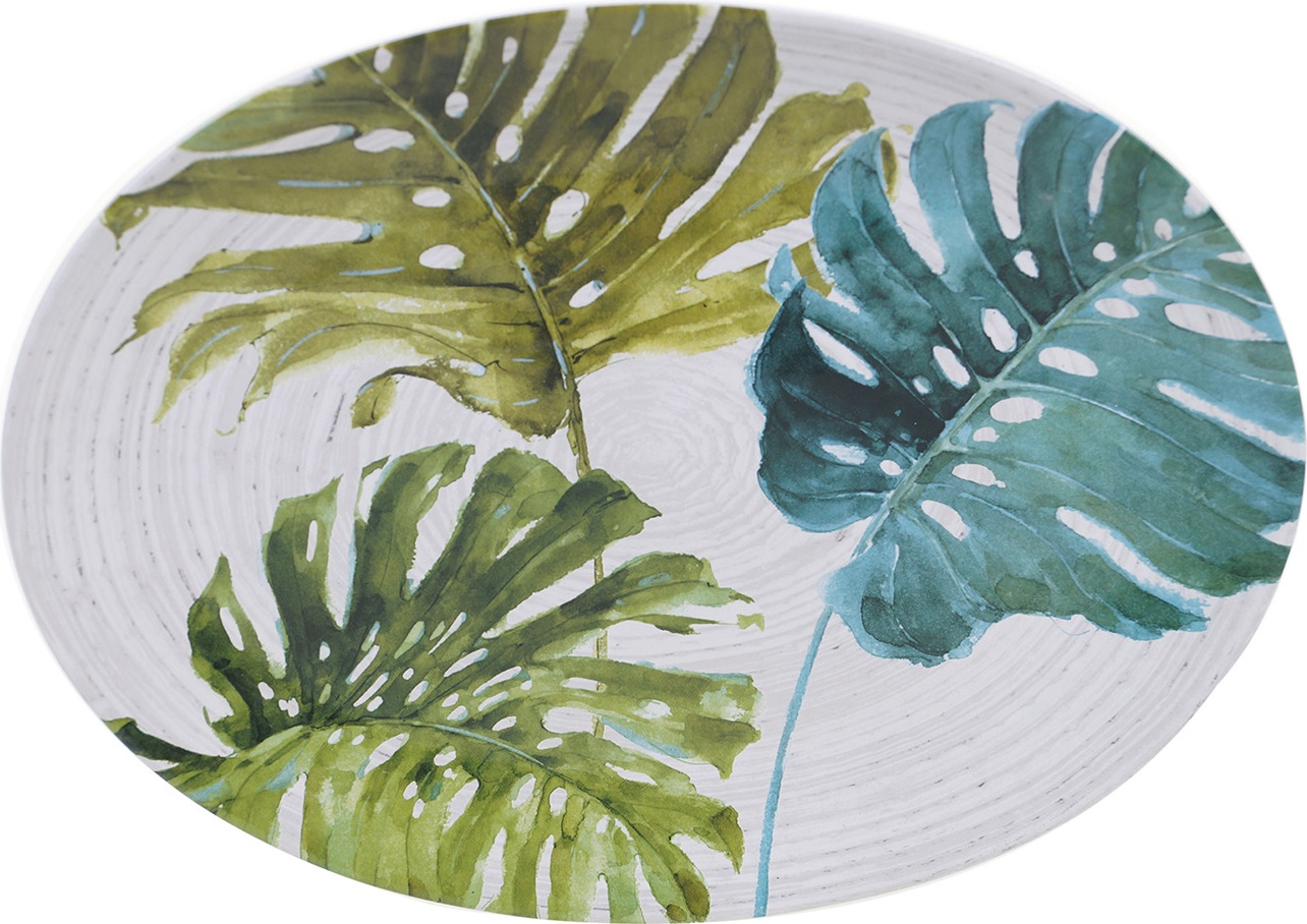 10638466 Certified International Блюдо овальное Certified Int. Пальмовые листья 40х30см, керамика Керамика 