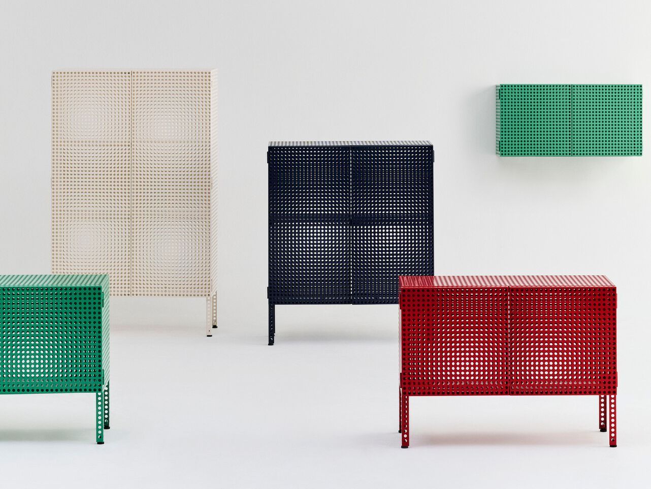 Стальной шкаф с порошковым покрытием с распашными дверцами Hay перфорированный шкаф ARCH-00140639 - Вид №25