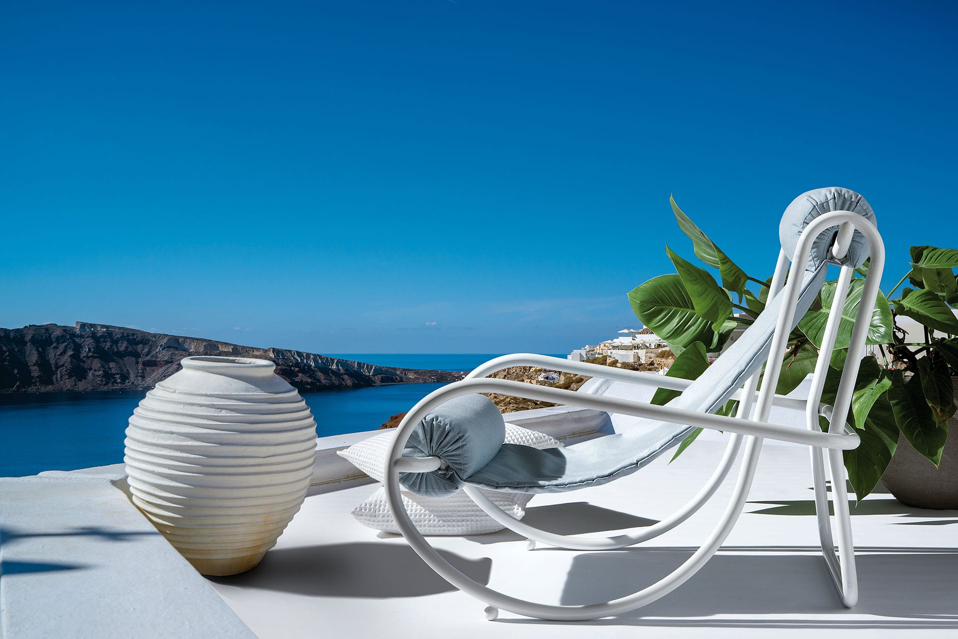 Тканевый шезлонг с подлокотниками Exteta Locus Solus ARCH-00105356 - Вид №3