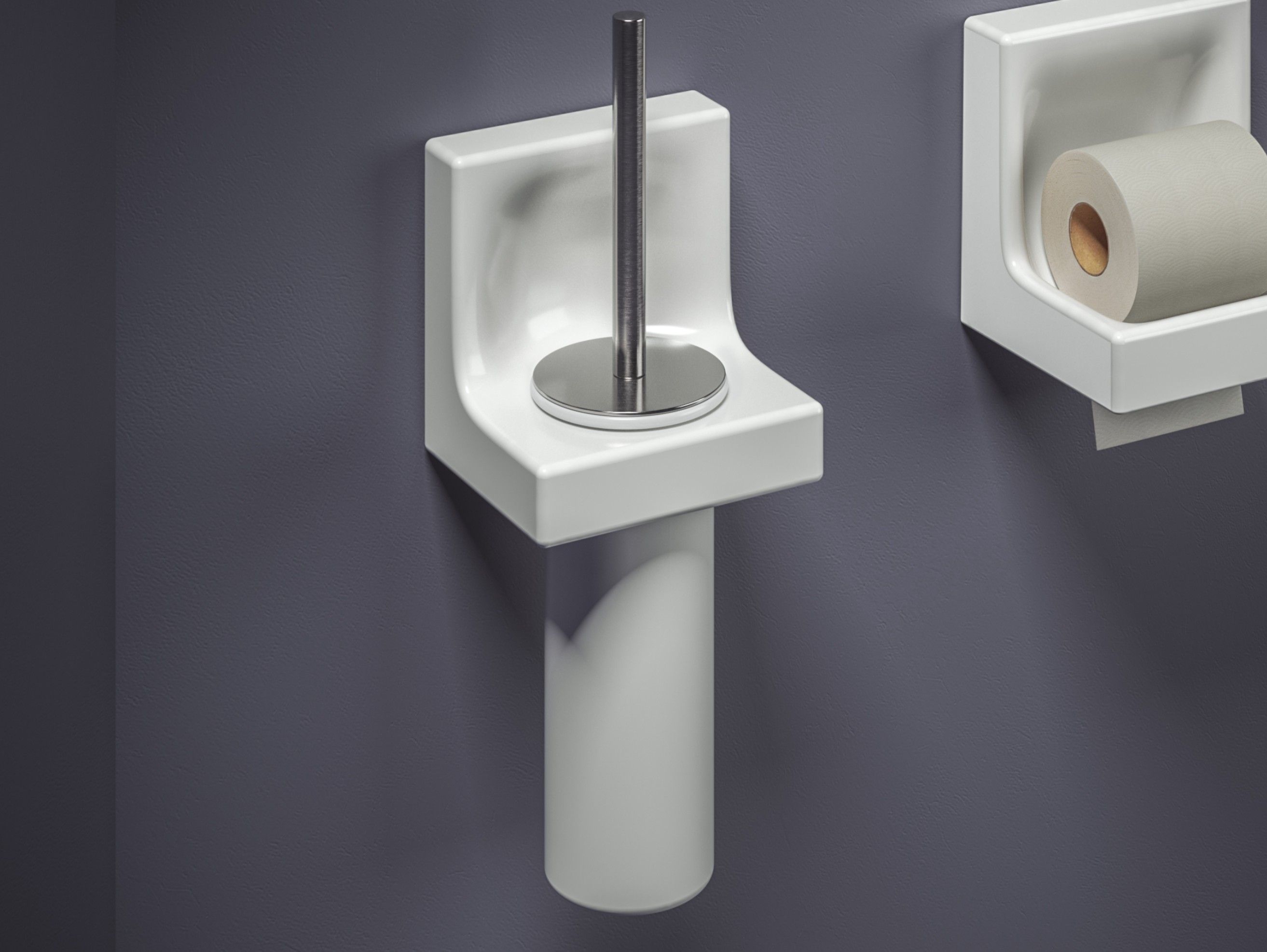 Керамическая настенная туалетная щетка ArtCeram Joy ARCH-00050379