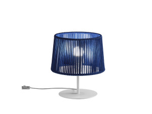 Светодиодная настольная лампа ручной работы из веревки и металла