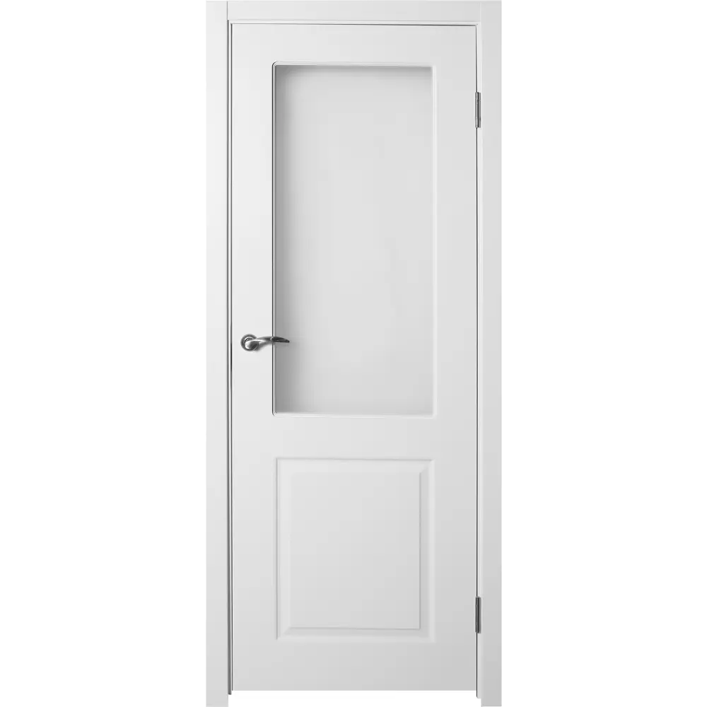 Дверь межкомнатная остеклённая Австралия 70x200 см цвет белый BELWOODDOORS STLM-2077253