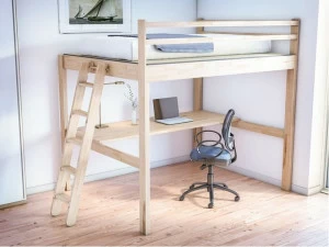 Cinius Кровать-чердак из массива дерева