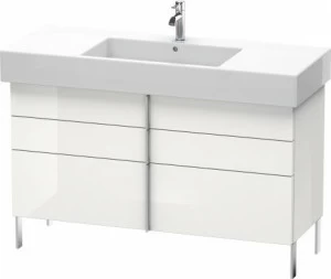 VE641502222 Тумбочка напольная Vero #VE6415 1200 x 446 мм Белый глянцевый декор