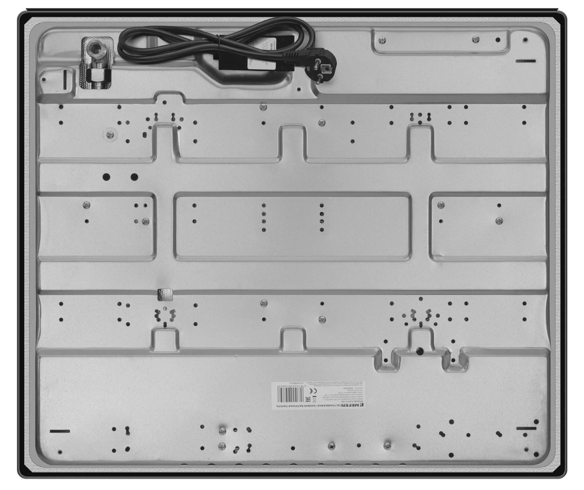 9168782 Газовая варочная поверхность Meferi MGH604BK GLASS ULTRA STDN-0037130 - Вид №9