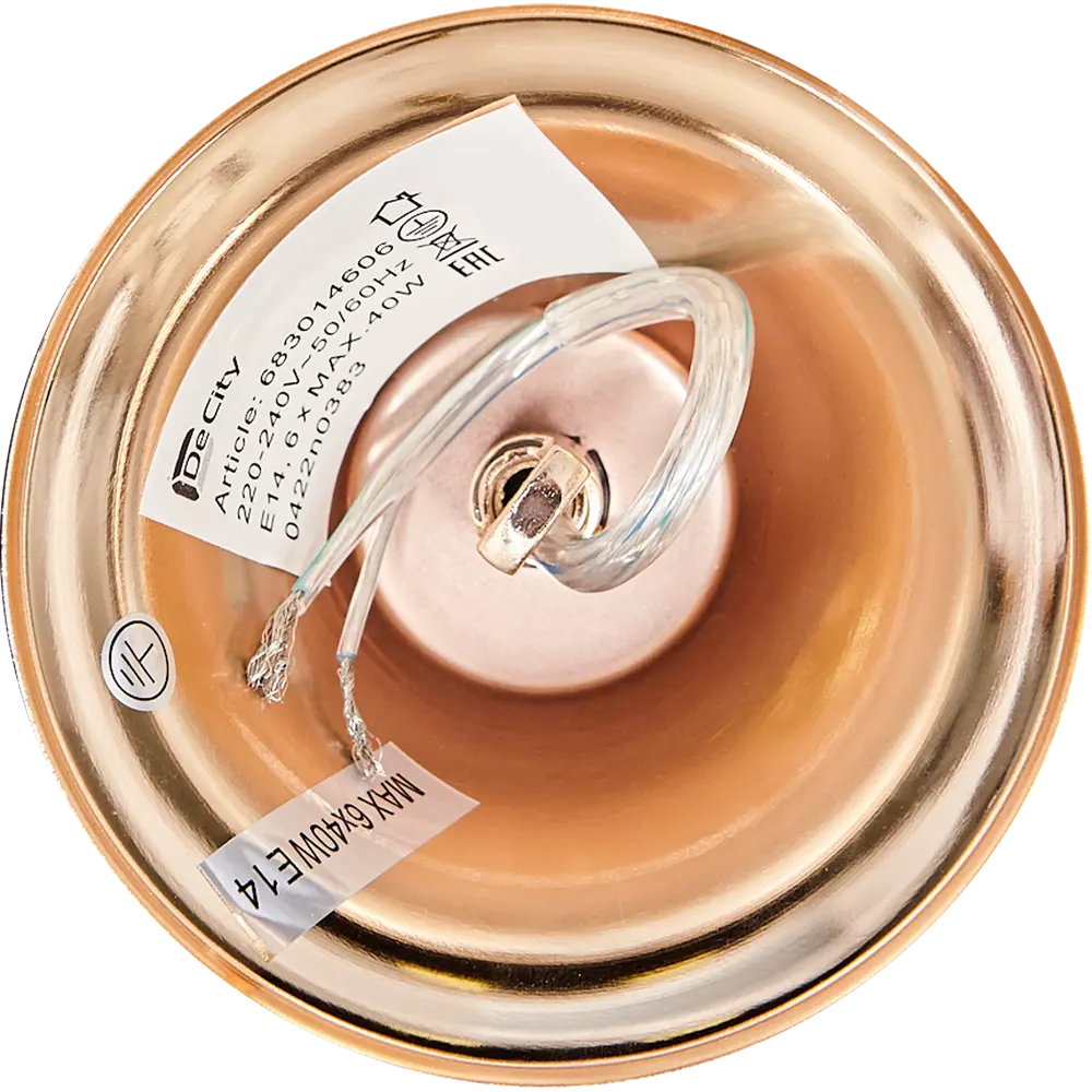 Люстра потолочная De City Свеча 6 ламп 12 м² E14 220 V STLM-2119785 - Вид №5