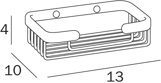 INDA® Настенная мыльница для гостиниц из металла Hotellerie sun-id-1474477 - Вид №3
