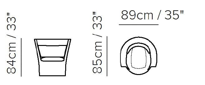 Кожаное кресло Natuzzi Italia Cape ARCH-00041586 - Вид №3