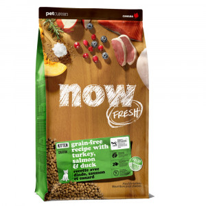 ПР0059303 Корм для котят NOW Беззерновой индейка, утка, овощи сух. 1,36кг Now Fresh
