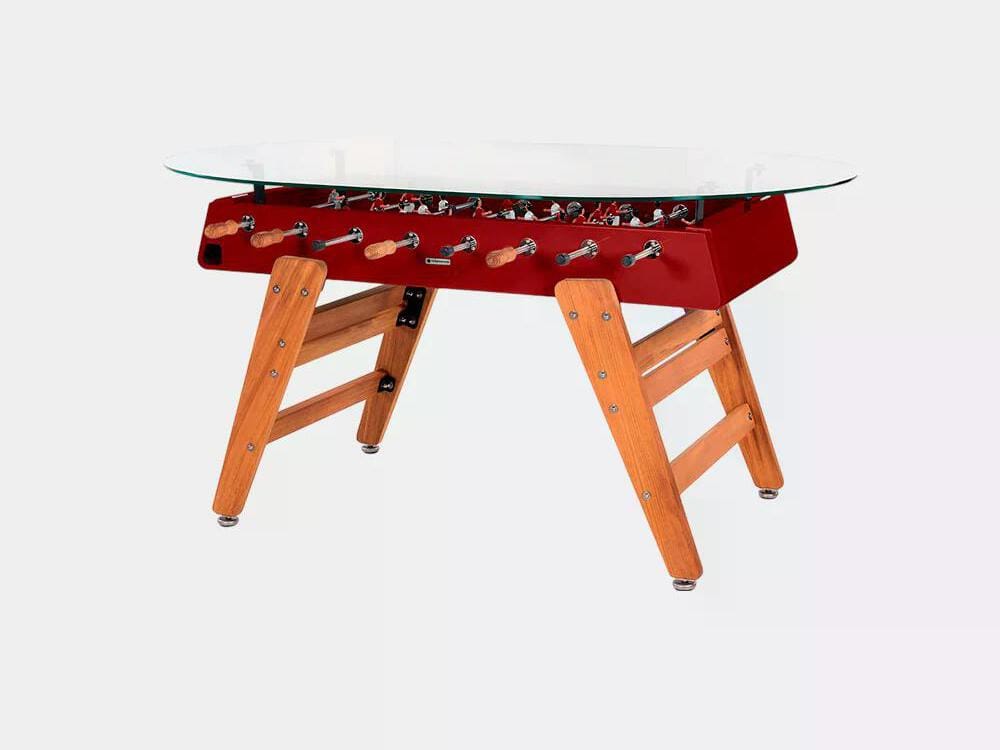 Овальный обеденный стол из стали и ироко со стеклянной столешницей RS Barcelona RS3 WOOD ARCH-00034979 - Вид №21