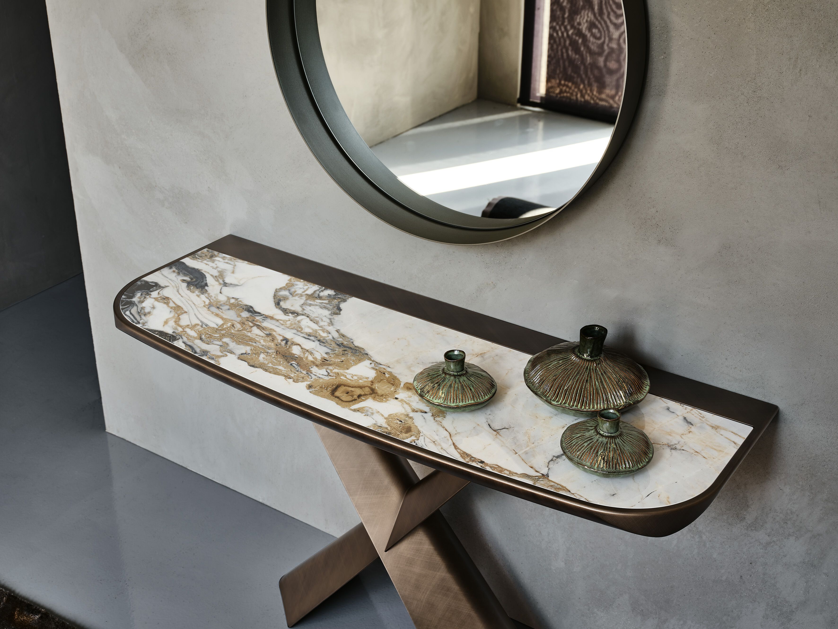 Керамическая консоль полумесяца Cattelan italia TERMINAL KERAMIK PREMIUM ARCH-00037664 - Вид №13