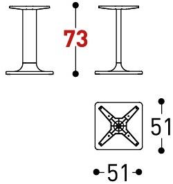 Varaschin Основание стола из алюминия Plinto sun-id-1466207 - Вид №12